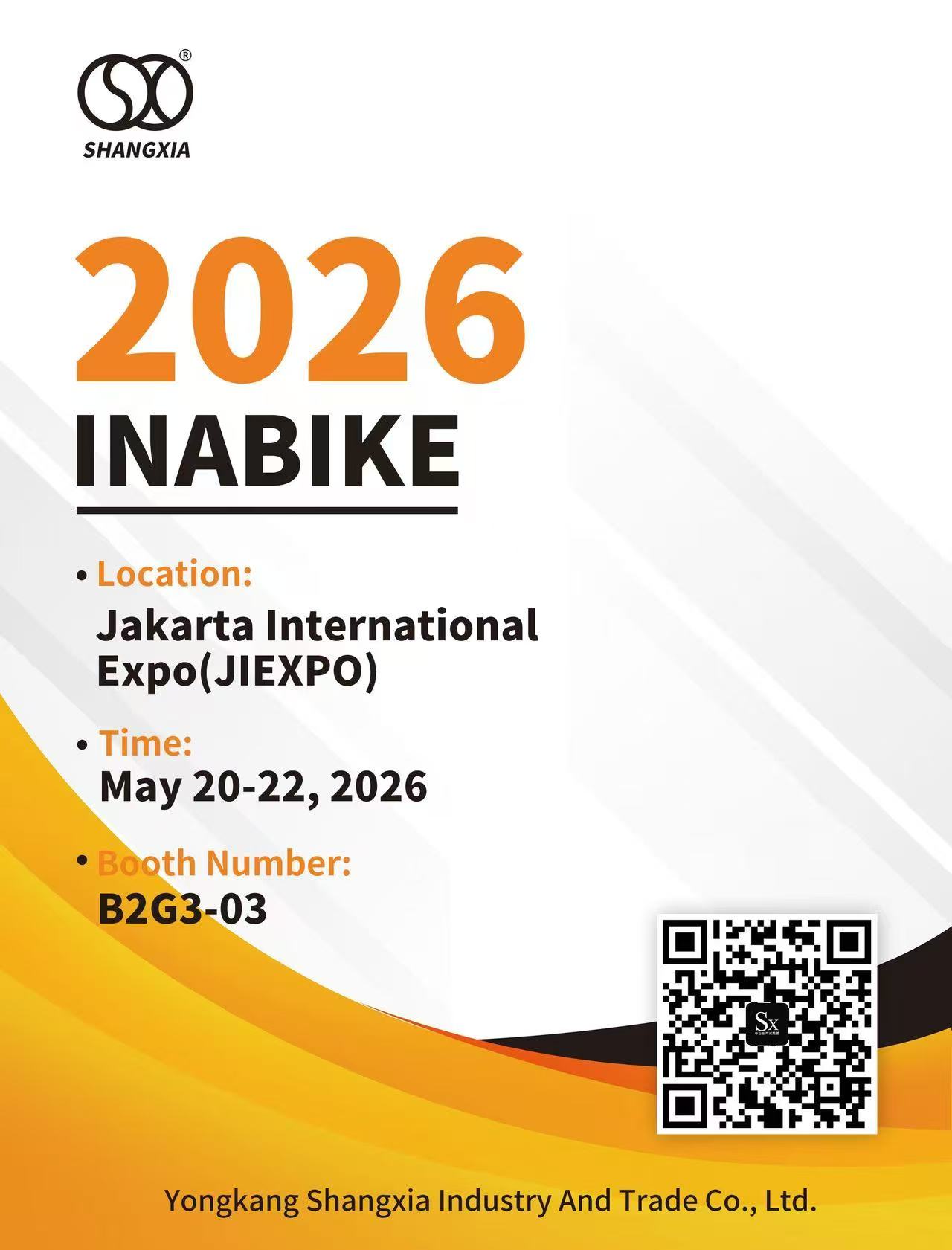 2026 Inabike-näyttely, SXJZ-moottoripyörän iskunvaimennin on tulossa!